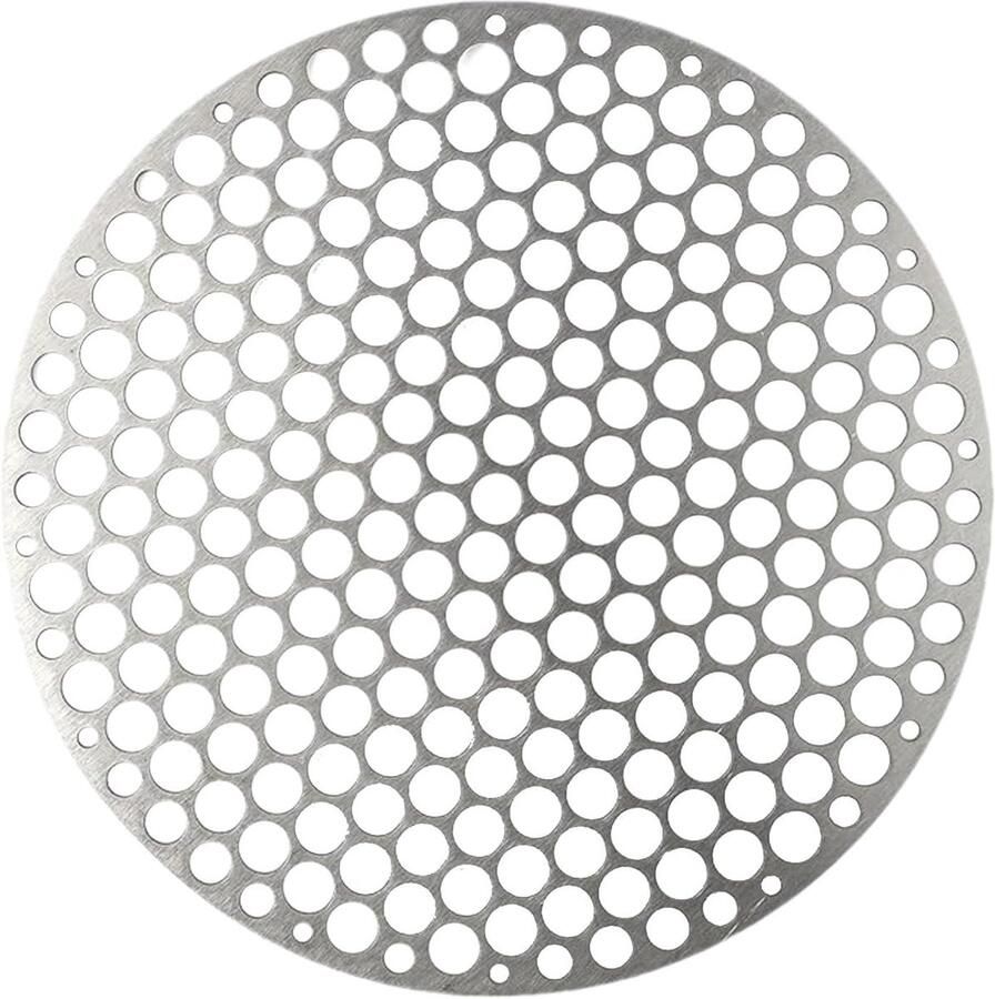 Rond Grillnet BBQ Rooster Buiten Koken Roestvrij Staal 26 cm Zilver