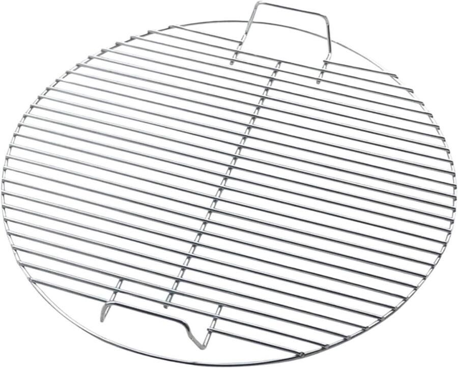 Grillnet Rond BBQ Gaas Rek Buiten Koken Roestvrij Staal 445 cm Diameter Zilver