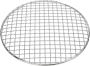 Rond Kookrooster Grillrooster Bakplaat Barbecue Koken Gelijkmatige Warmte 25 cm Zilver - Thumbnail 1