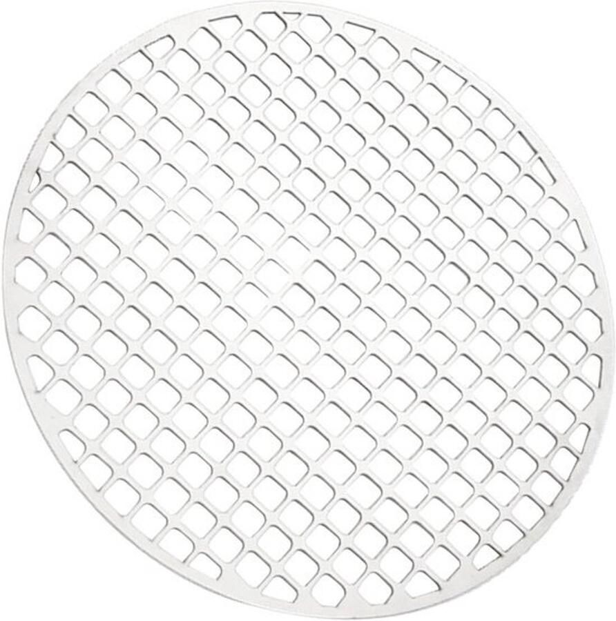 Rond Grillrooster BBQ Rooster Kookrooster Buiten Koken Hittebestendig Roestvrij Staal 18-22 cm Zilver
