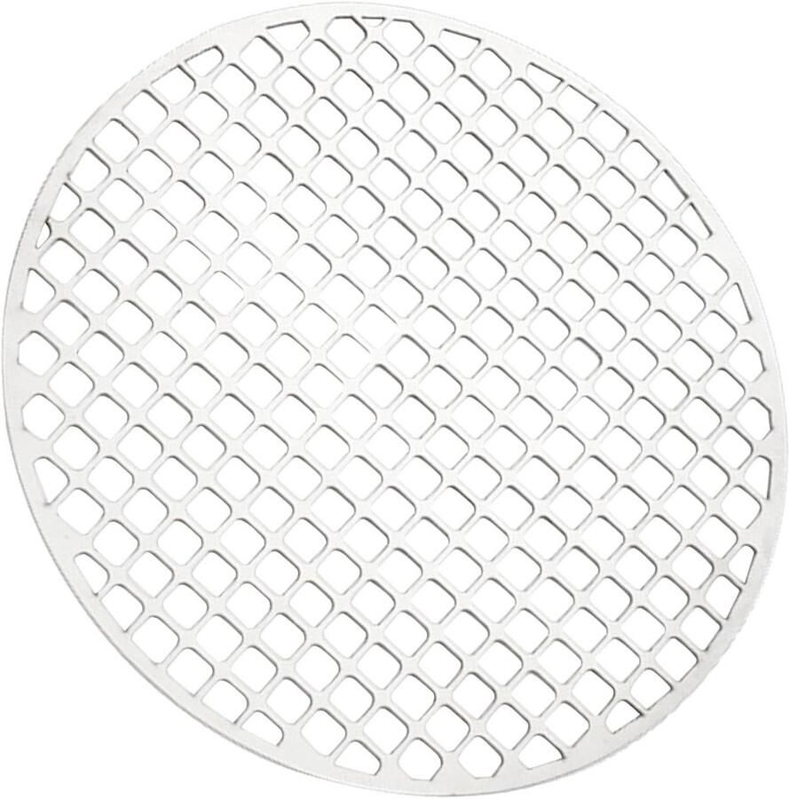Rond Grillrooster BBQ Kookrek Buiten Koken Hittebestendig Staal 18 cm Zilver