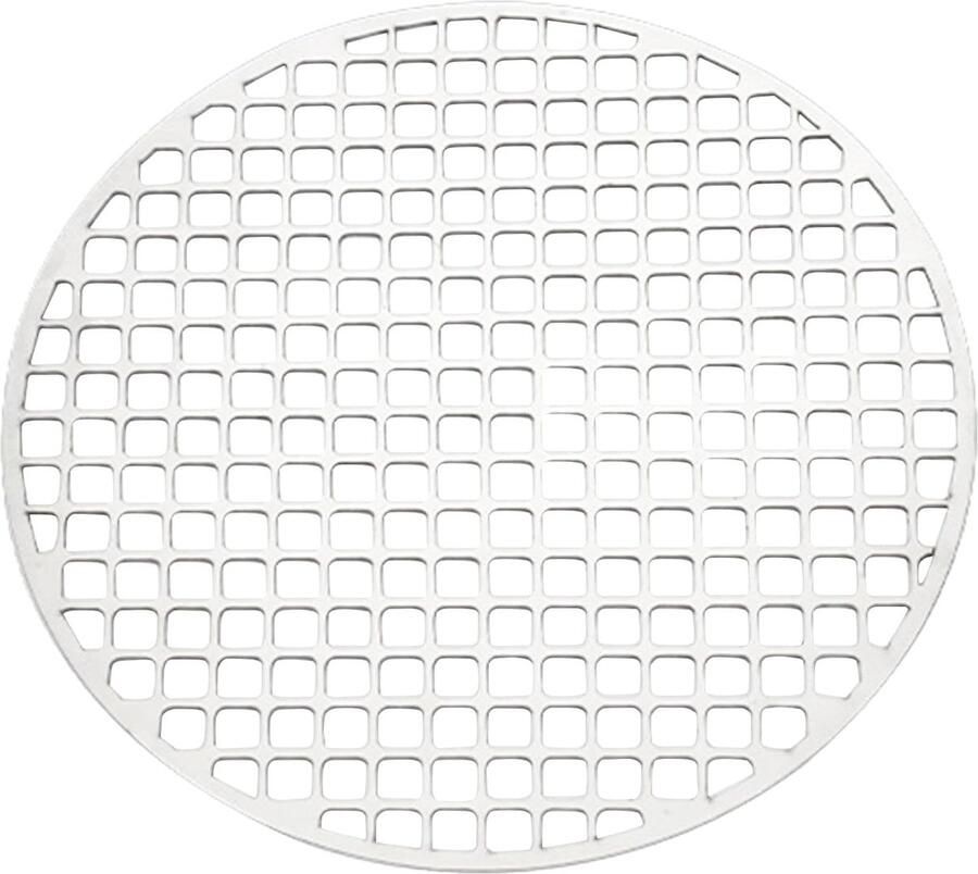 Rond Grillrooster BBQ Kookrooster Buiten Koken Antiaanbaklaag Vervangbaar 18-22 cm Zilver