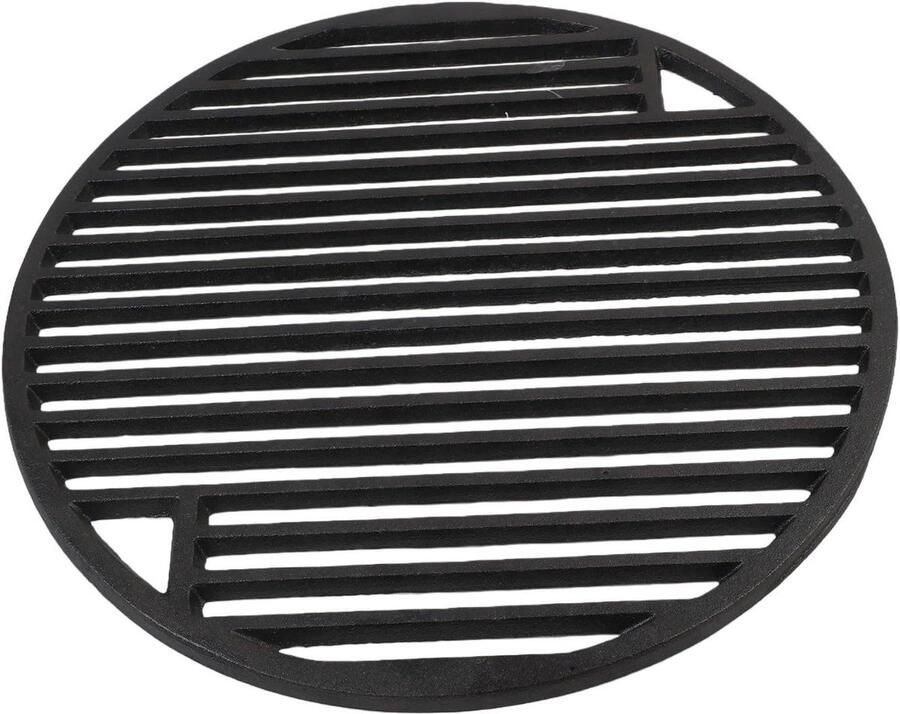 Rond Grillrooster BBQ Kookrooster Buiten Koken Gietijzer Materiaal Maten Zwart