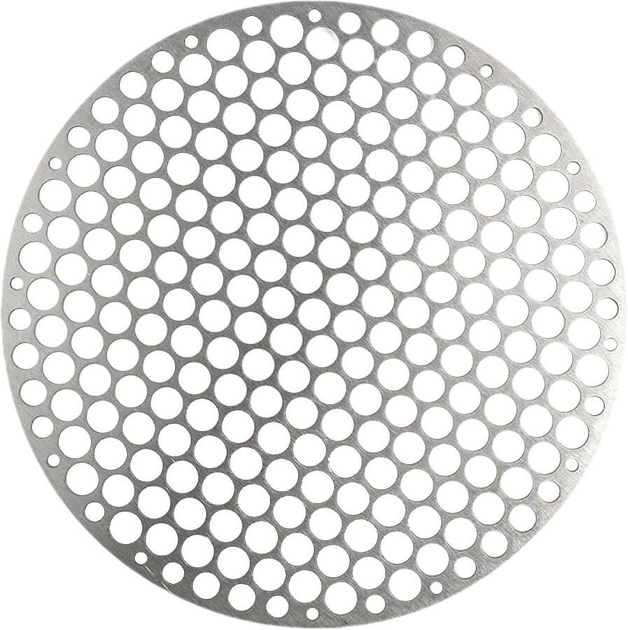 Rond Grillrooster BBQ Net Vervanging Buiten Koken Roestvrij Staal 26 cm Zilverkleurig