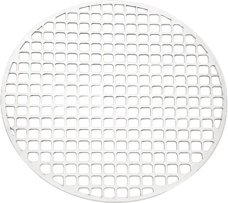 Kookrooster RVS Grillplaat Buiten koken Hittebestendige constructie 166 cm breed Zilver