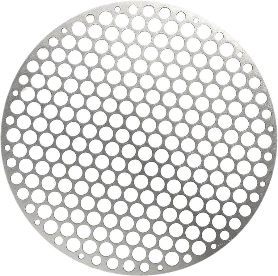 Rond Grillrooster Kooknet BBQ Outdoor Koken Roestvrij Staal 26 cm Zilver