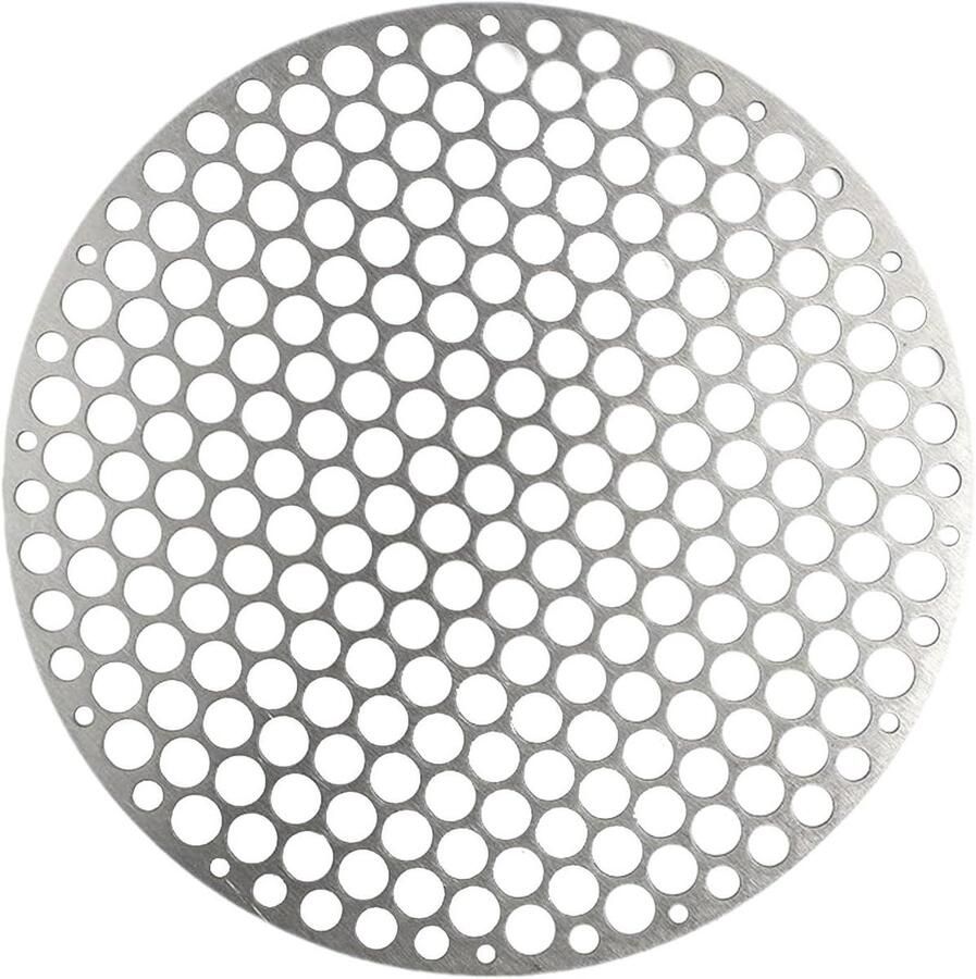 Ronde Kookgrill Bakrek Grillrooster Barbecue Grillen Roestvrij Staal 26 cm Zilver