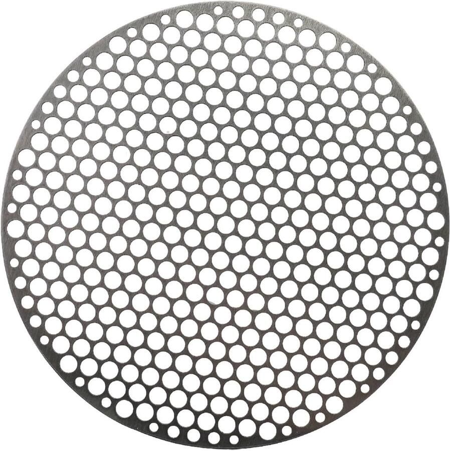 Rond Grillrooster Barbecue Net Buiten Koken Roestvrij Staal 26 cm Zilverkleurig