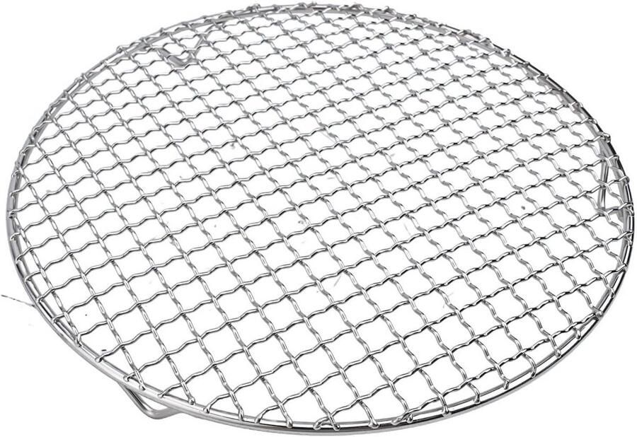 Rond Koelrek Bakrooster Oven Bakken Grillen Stomen 201 Roestvrij Staal 13 cm Zilver
