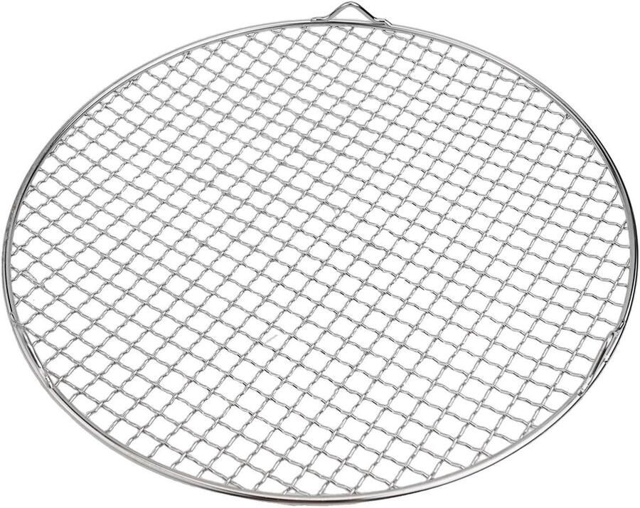 Rond Koelrek Bakrooster Grillrek Bakken Grillen Drogen Stevig 201 Roestvrij 35cm Diameter Zilver