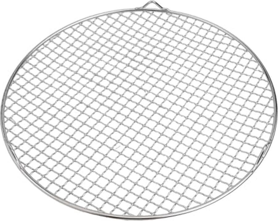Rond koelrek van roestvrij staal voor het koelen en grillen van voedsel (35 cm)
