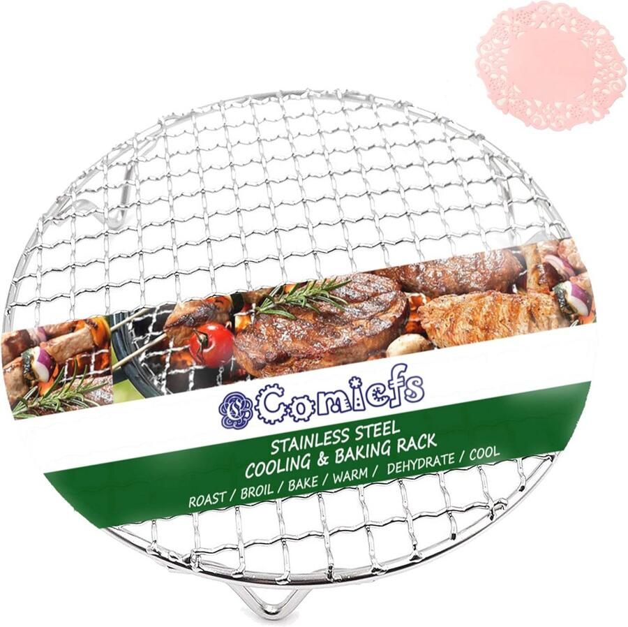 Rond Kookrek Draad 9.8 inch Multifunctioneel voor Airfryer en Oven