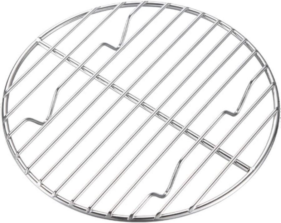 Rond Kookrooster van Roestvrij Staal voor Nederlandse Oven Ideaal voor Grillen Bakken en Stomen