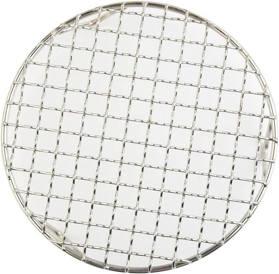 Rond Roestvrij Stalen Afkoelrooster Ø 20 cm Herbruikbaar en Vaatwasmachinebestendig voor Bakken en Grillen