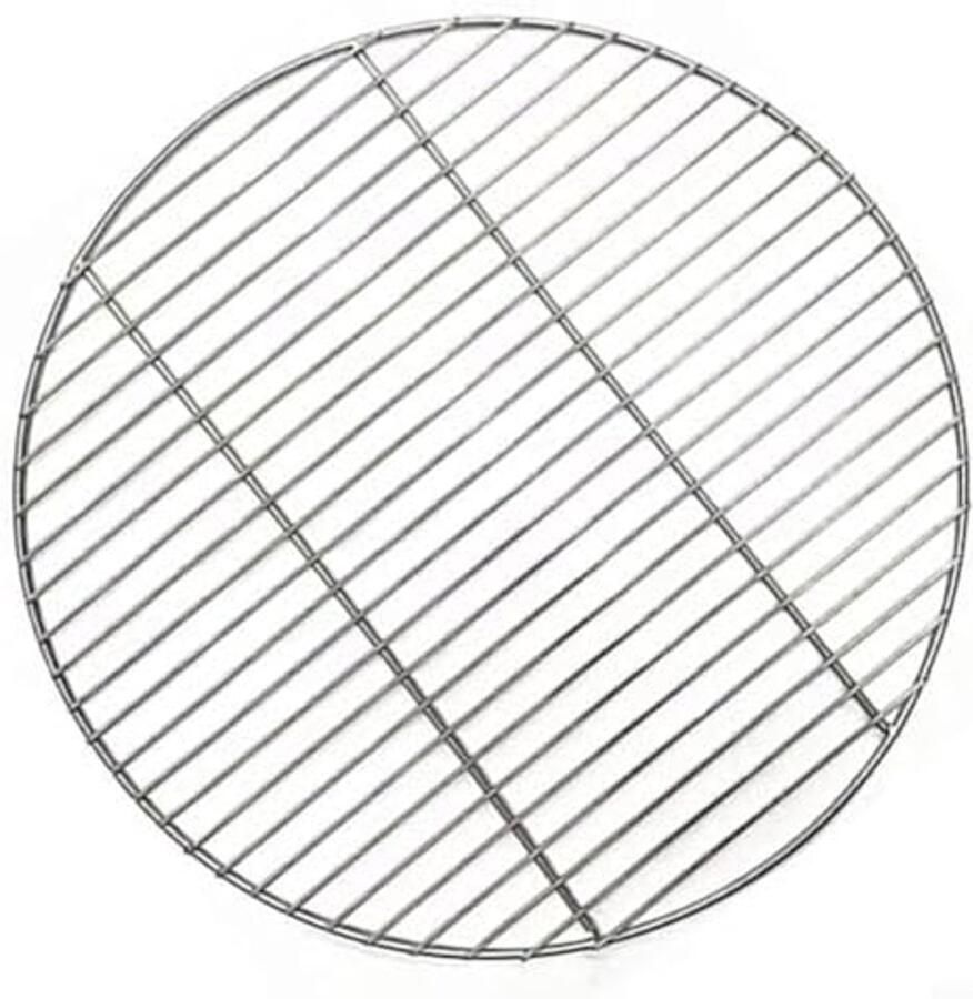 Rond roestvrij stalen grillrooster 38 cm voor BBQ camping en picknick