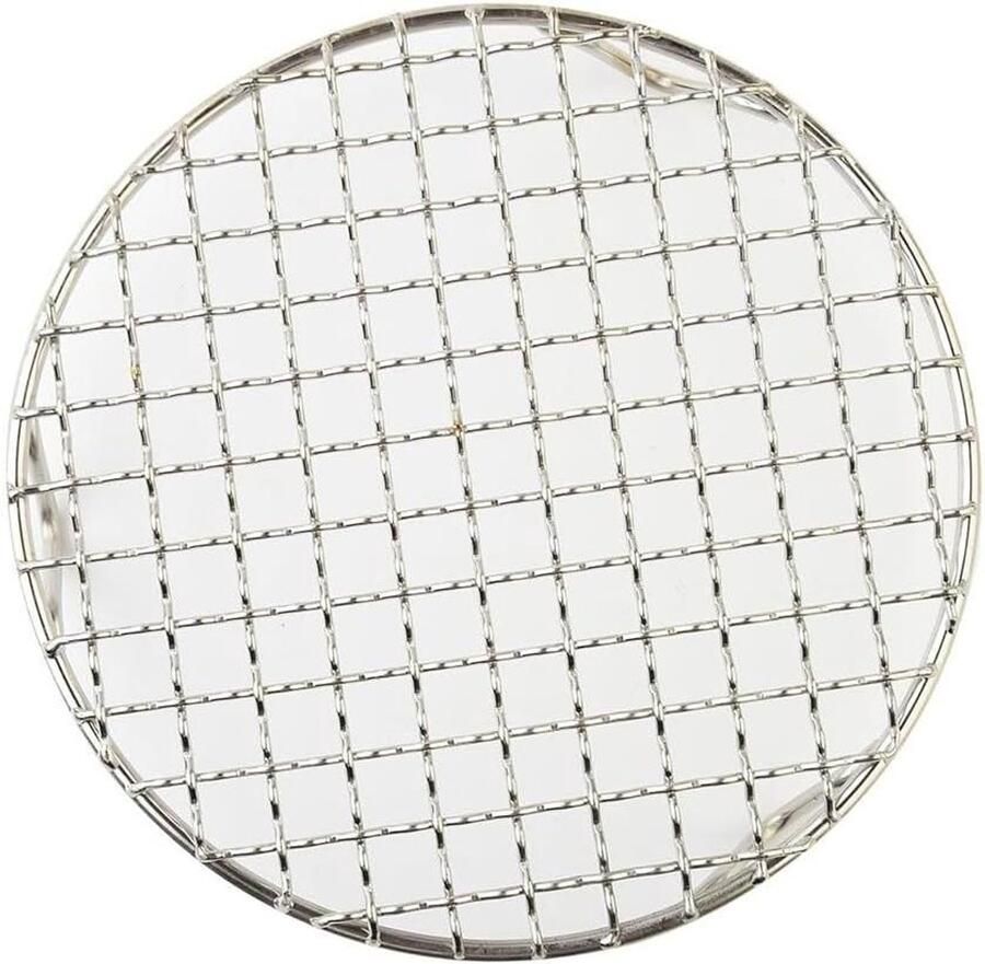 Rond roestvrijstalen koelrek draadbakrooster met 3 steunpoten voor koekjes taarten roosteren grillen 201 kwaliteit (295 mm)