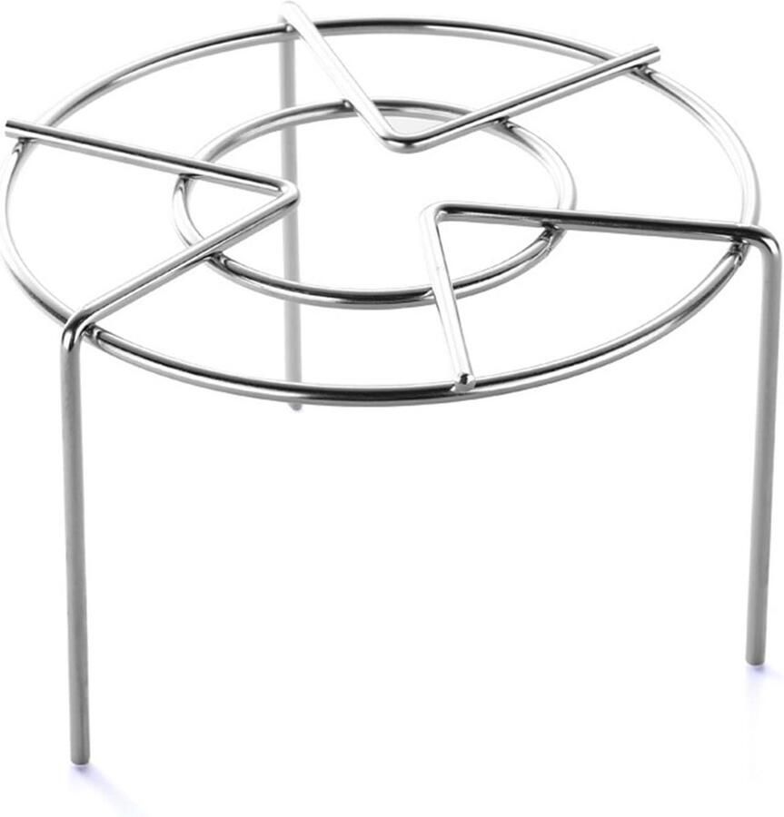 Rond Roestvrijstalen Stoomrek voor Snelkookpan en Koken Multifunctioneel