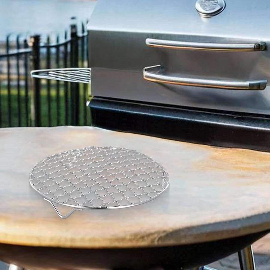 Rond Rooster RVS voor Bakken Koelen en Grillen Hittebestendig en Vaatwasserbestendig