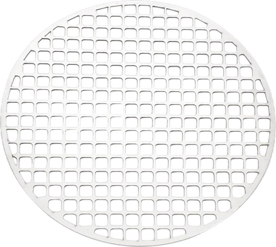 Rond Vuurkorf Rooster Grillplaat Vervanging Buiten Koken Roestvrij Staal 20 cm Diameter Zilver