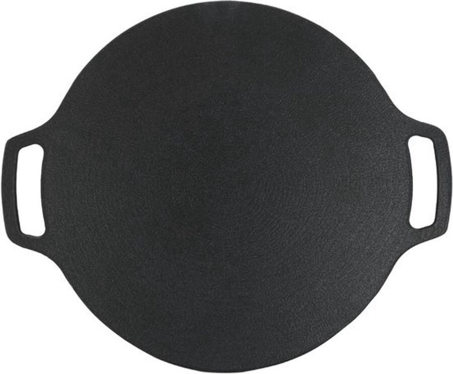 Ronde antiaanbak-grillpan voor BBQ en gourmetten Voor gasfornuis