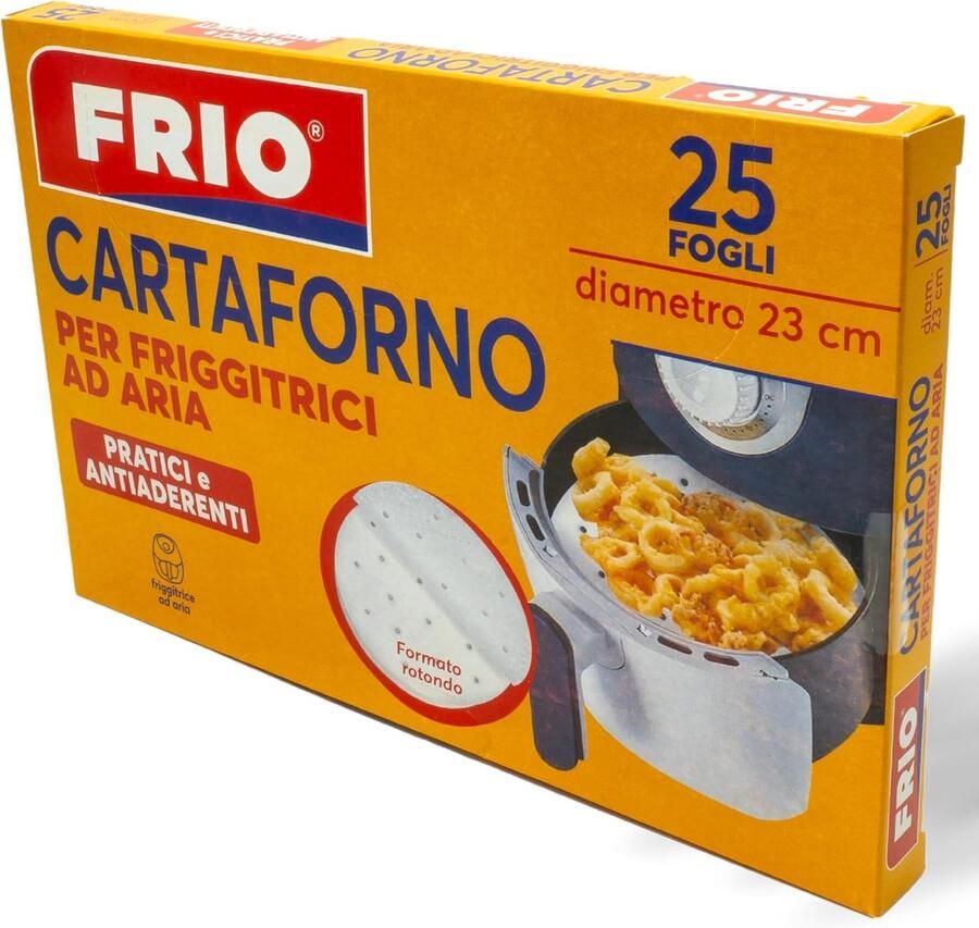 Ronde Bakmatten voor Airfryer (23 cm) 25 stuks Ovenpapier voor Airfryer