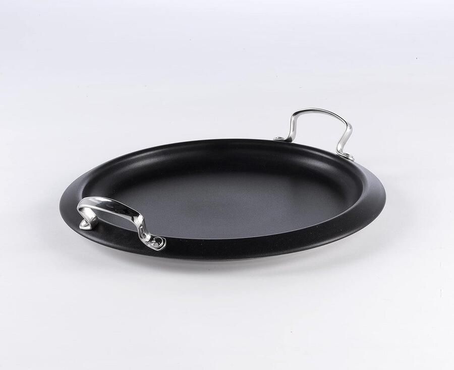 Ronde Bakplaat met Anti-aanbaklaag voor Pizza en Pannenkoeken 34 cm