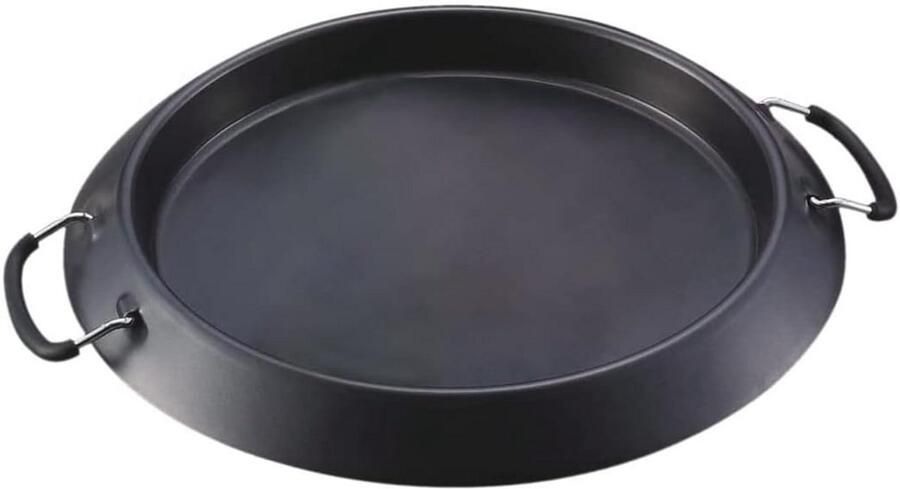 Ronde Bakplaat met Antiaanbaklaag en Handgrepen Voor Oven en Grillen