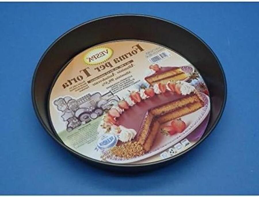 Ronde Bakplaat Ovenschaal Bakvorm Bakken en Braden Vaatwasserbestendig 24 cm Zilver