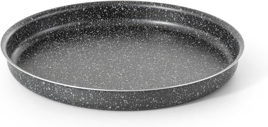 Ronde bakplaat Pizza pan Pizza bakken Hoge antiaanbaklaag 34 cm Grijs