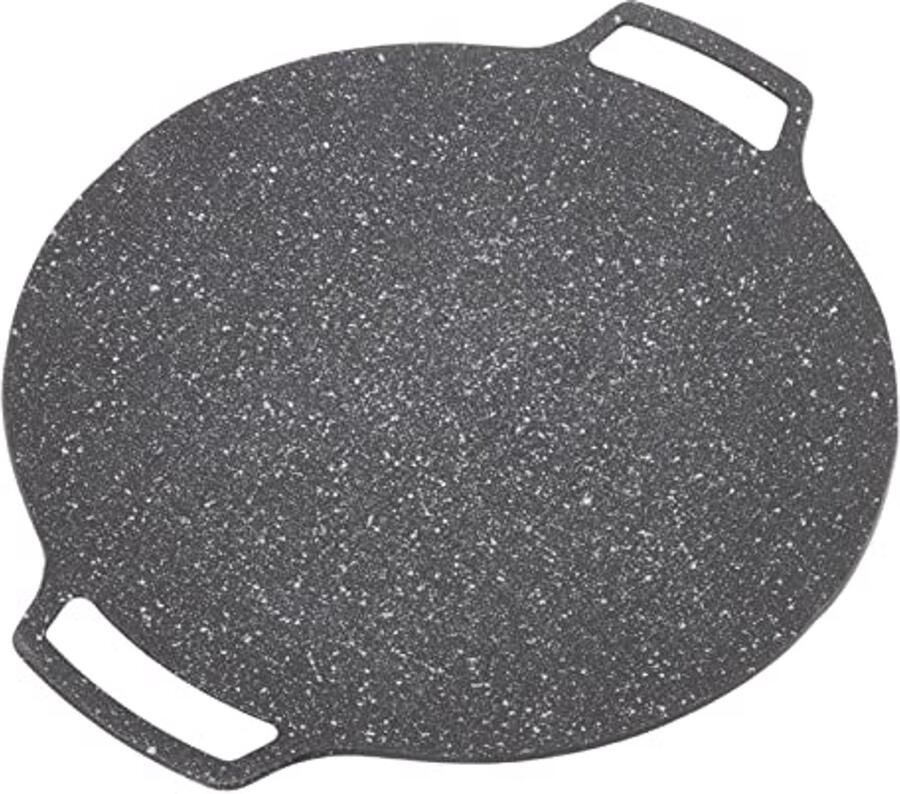 Ronde BBQ-grillpan voor gasfornuis en elektrische kookplaat Ideaal voor binnen en buiten grillen