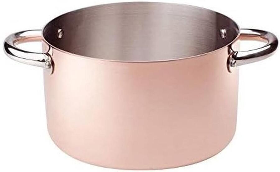 Ronde Braadslede met 2 Handvatten en Inductie Geschikt Bodem 24 cm