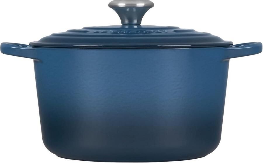 Ronde Diepe Gietijzeren Braadpan 24 cm Geschikt voor alle warmtebronnen