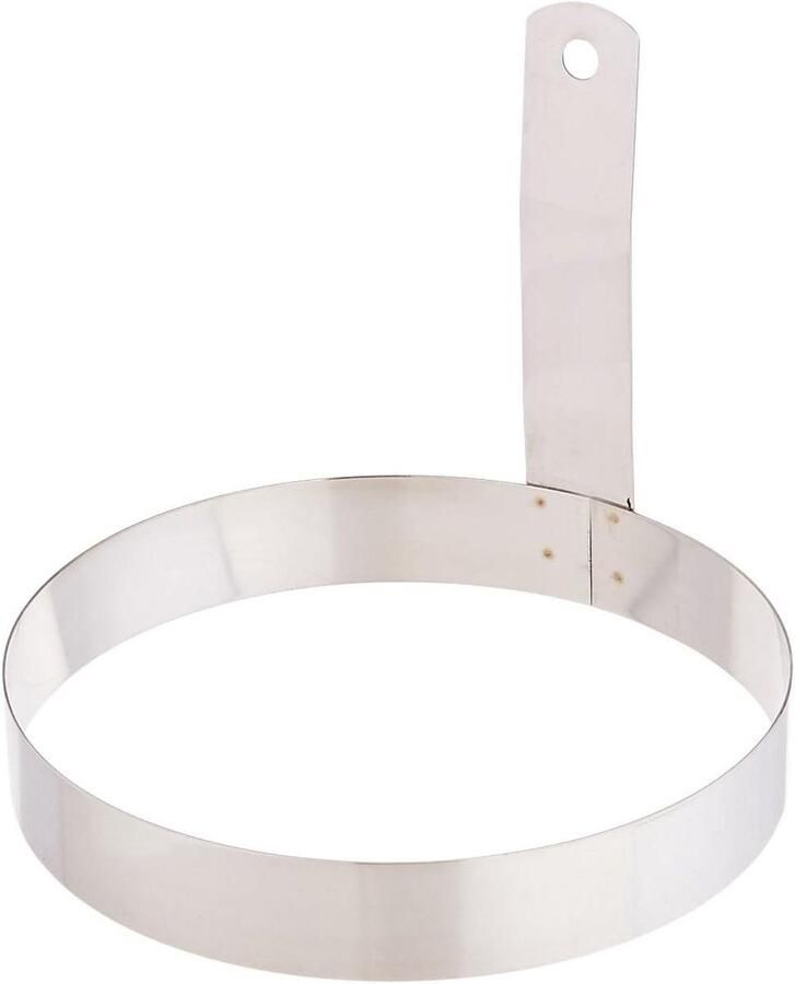 Ronde Eierring Bakring Omelet Ontbijt Maken Professionele Kwaliteit 6-inch Roestvrij Staal