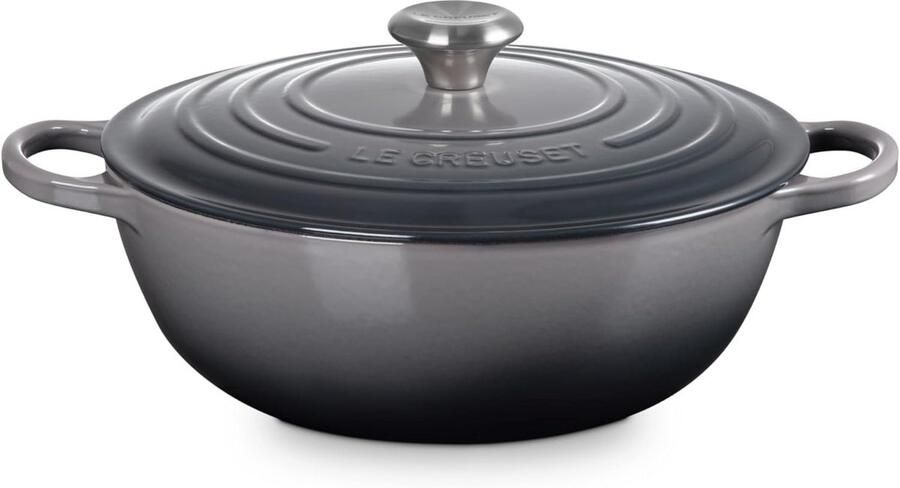 Ronde Gietijzeren Braadpan 28 cm Geschikt voor Alle Warmtebronnen en Inductie