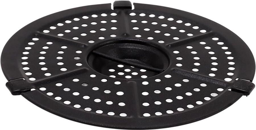 Ronde Grill Rack voor Airfryer van 15.5 cm Ideaal voor Friet Spek en Kip met Vervangende Plaat