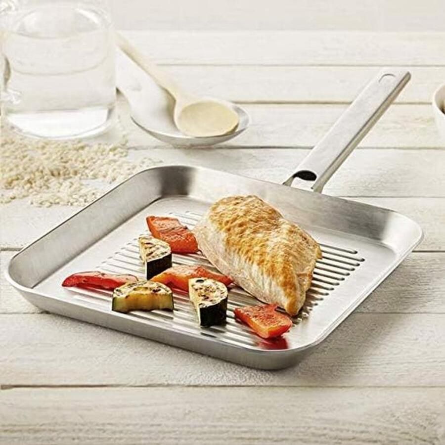 Ronde Grillpan 24x24 cm Met Antiaanbaklaag