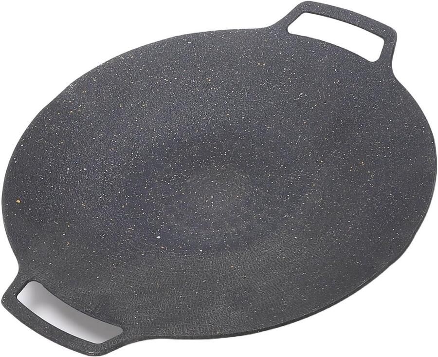 Ronde Grillpan Bakplaat Buiten Koken Antiaanbaklaag 30 Cm Diameter