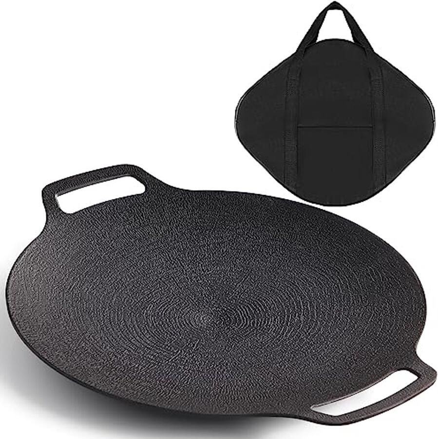 Ronde Grillpan met Anti-Aanbaklaag 33 cm voor Inductie en Gas