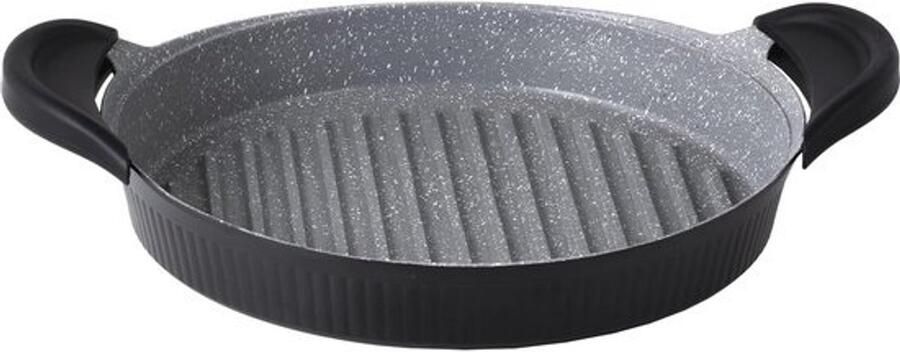 Ronde Grillpan met Petravera Coating voor Inductie 28 cm