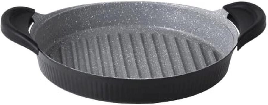 Ronde Grillpan met Petravera Coating voor Inductie 28 cm