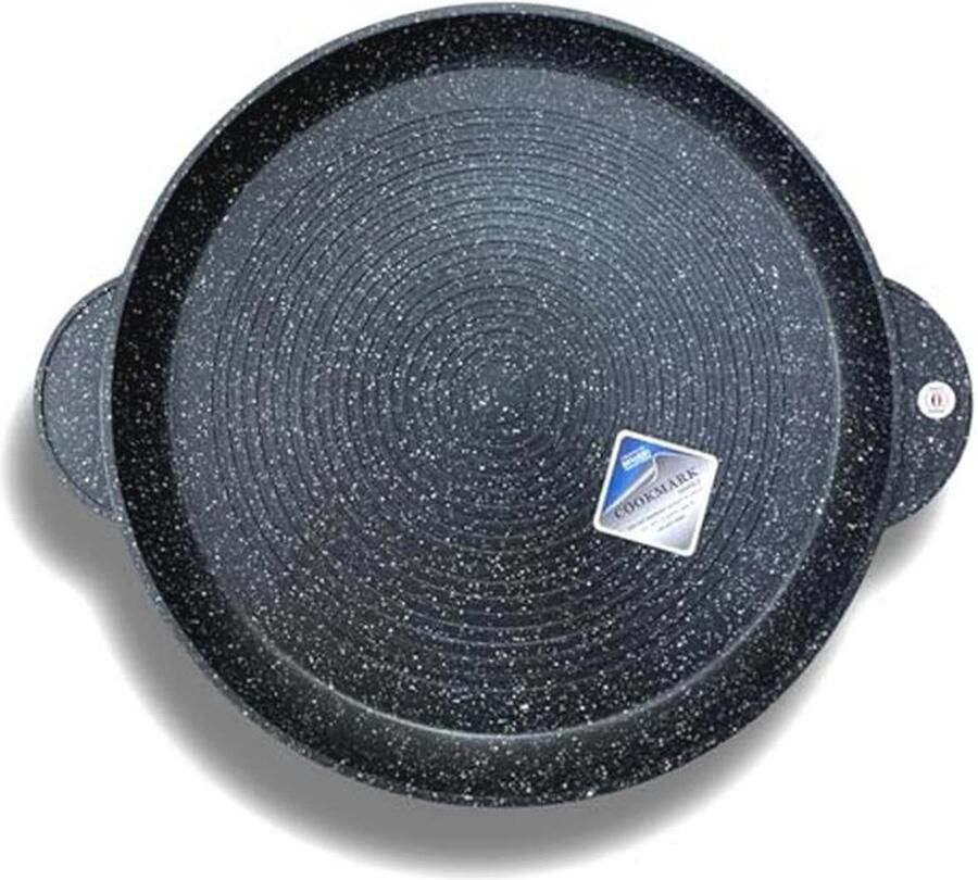 Ronde Grillplaat 32 cm met Anti-aanbaklaag voor Inductie - Foto 2