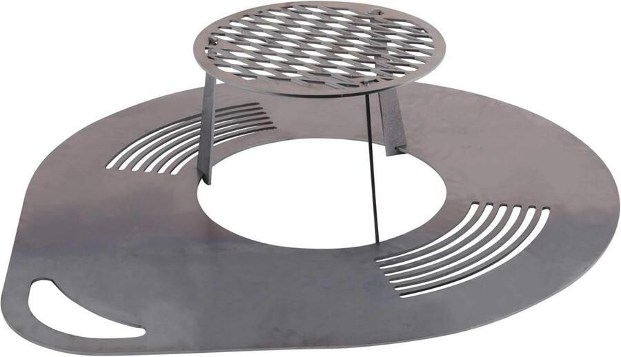 Ronde Grillplaat 60 cm voor Barbecue of Vuurton Duurzaam en Effectief