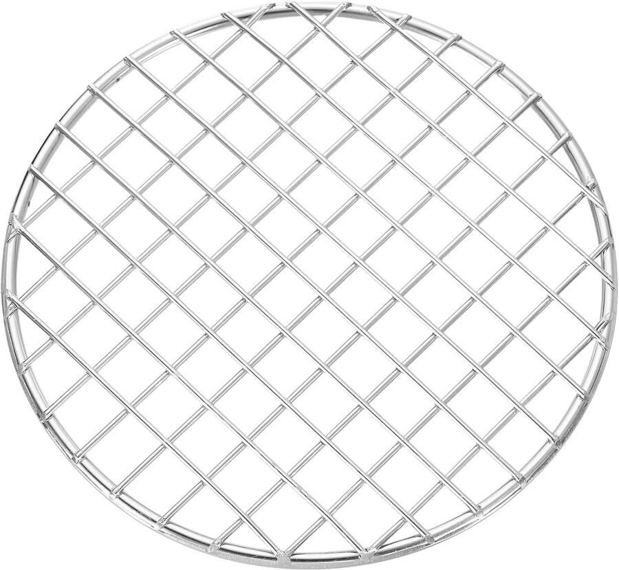 Ronde Grillrooster 16 5 cm RVS Kruisdraden voor Oven en Airfryer Koken Duurzaam en Lichtgewicht