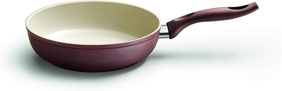 Ronde Keramische Koekenpan 24 cm voor Inductie en Alle Vuurbronnen