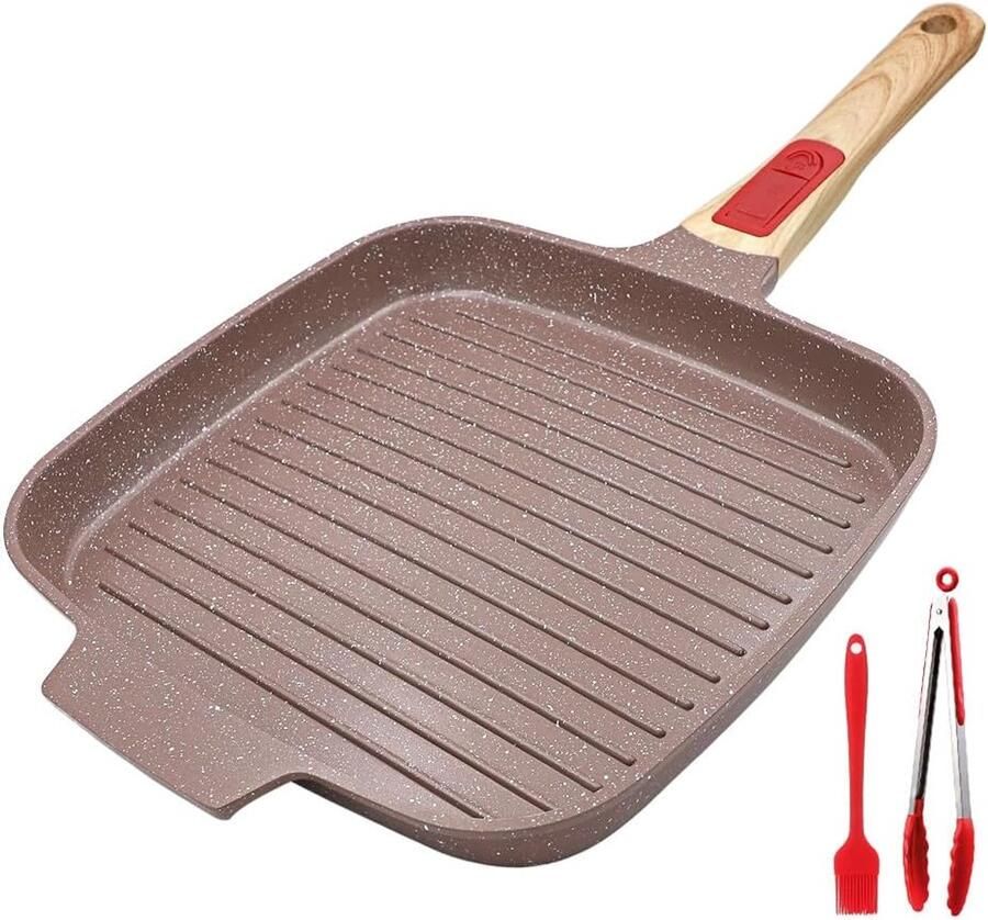 Ronde Keramische Koekenpan met Afneembare Handgreep 26 CM