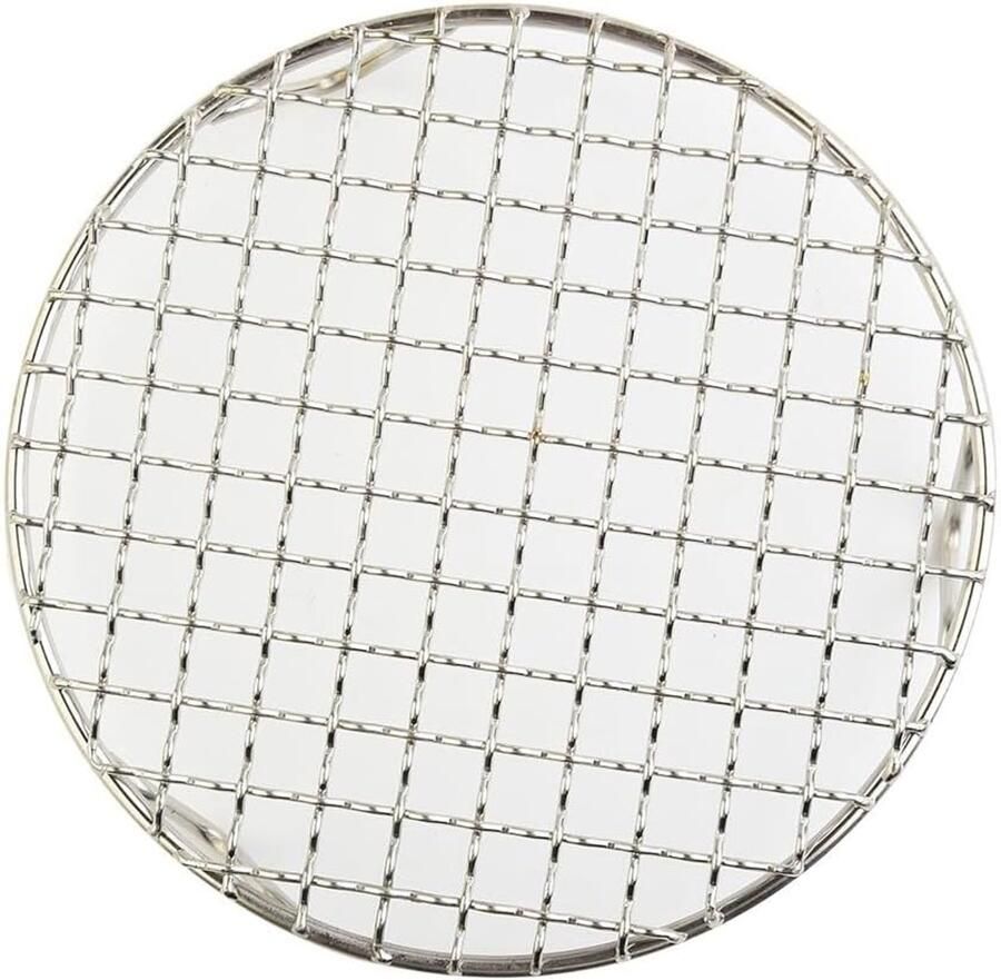 Ronde Koelrek Bakrek Grill Bakken en Grillen Duurzaam Roestvrij Staal 20 cm Zilver