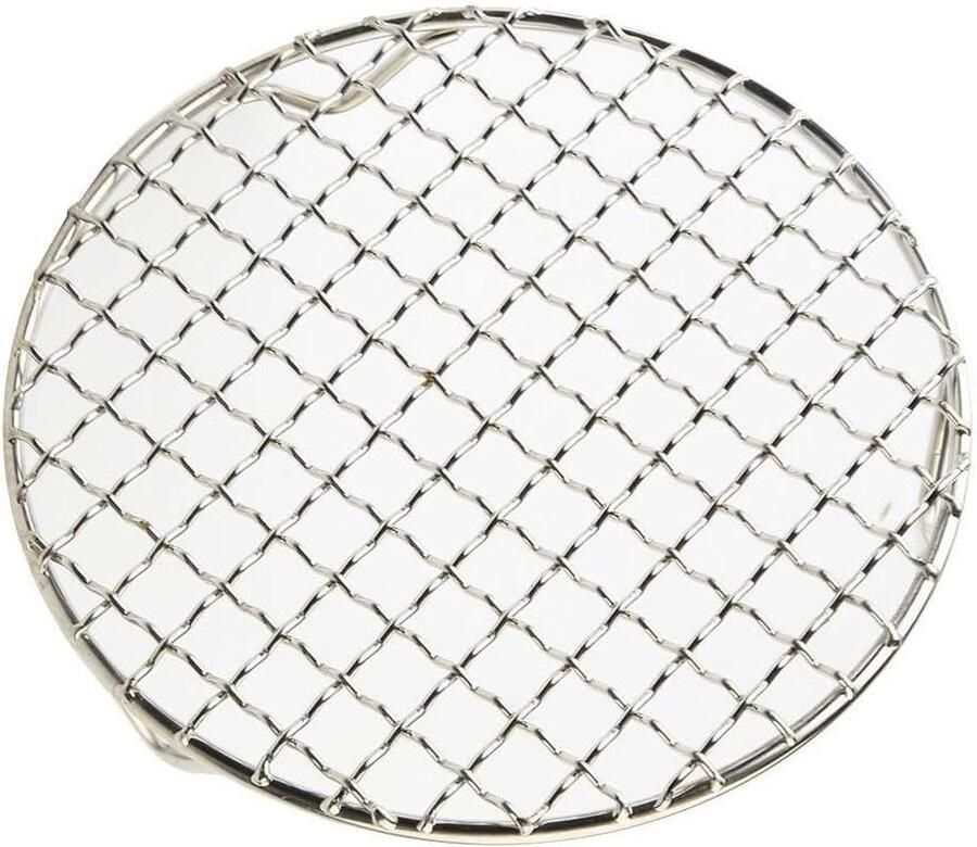 Ronde Bakrek Koelrooster Oven Bakken en Grillen Roestvrij Staal 18 cm Zilver