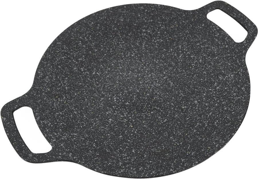 Ronde Koreaanse BBQ Grill Pan voor Inductie en Gasfornuis Antiaanbak