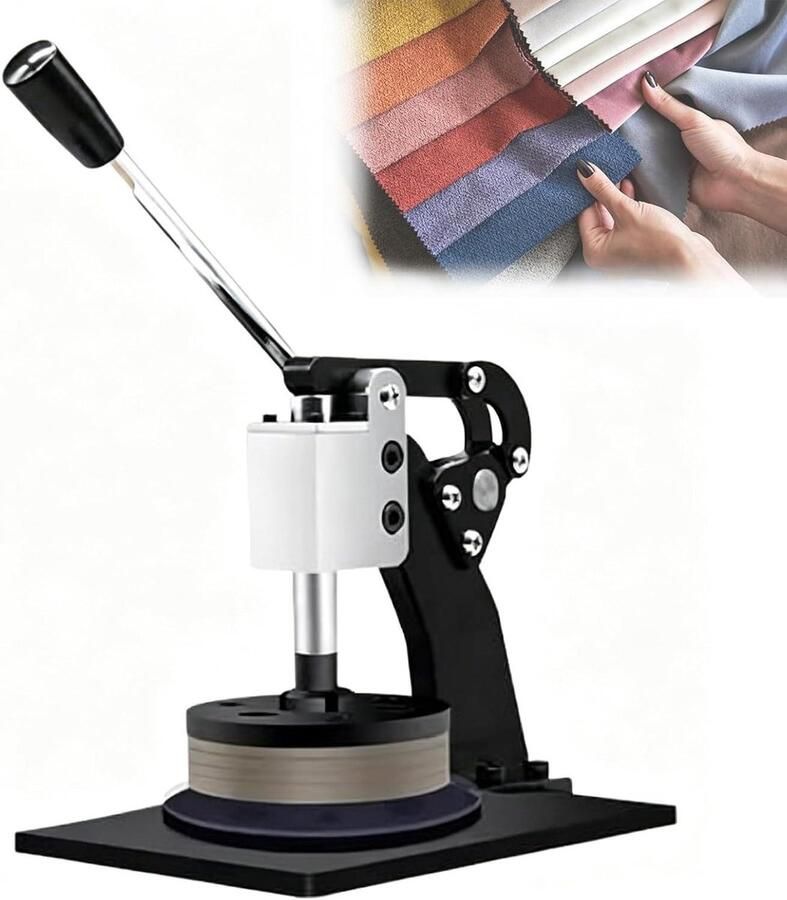 Ronde Monstersnijder Stof Snijder Monsters Maken Verstelbare Kop 100 cm² Metaal