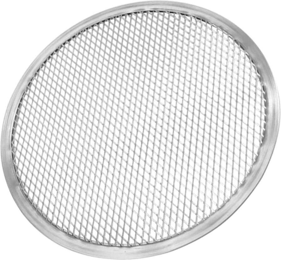 Ronde Pizza Bakplaat Bakvorm Pizzapan Thuis Bakken Anti-aanbak Coating 30.5 cm Zilver
